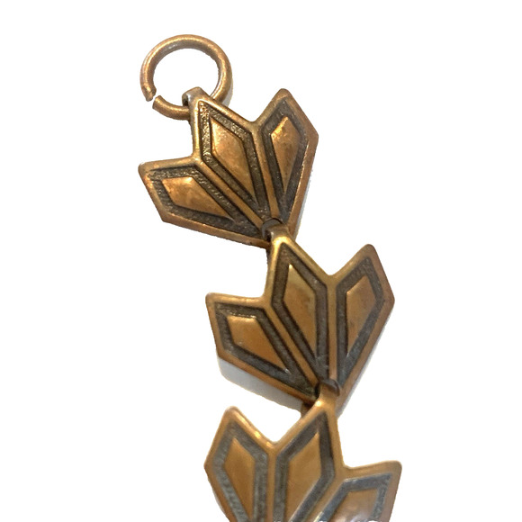 Vintage Southwestern Solid Copper Tennis Bracelet 6 1/2" Western Ethnic - Picture 4 of 7